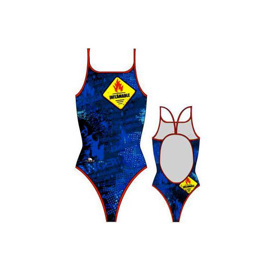 Turbo Flamable Swimsuit Blau L Frau Turbo Flamable Swimsuit Blau L Frau von Turbo