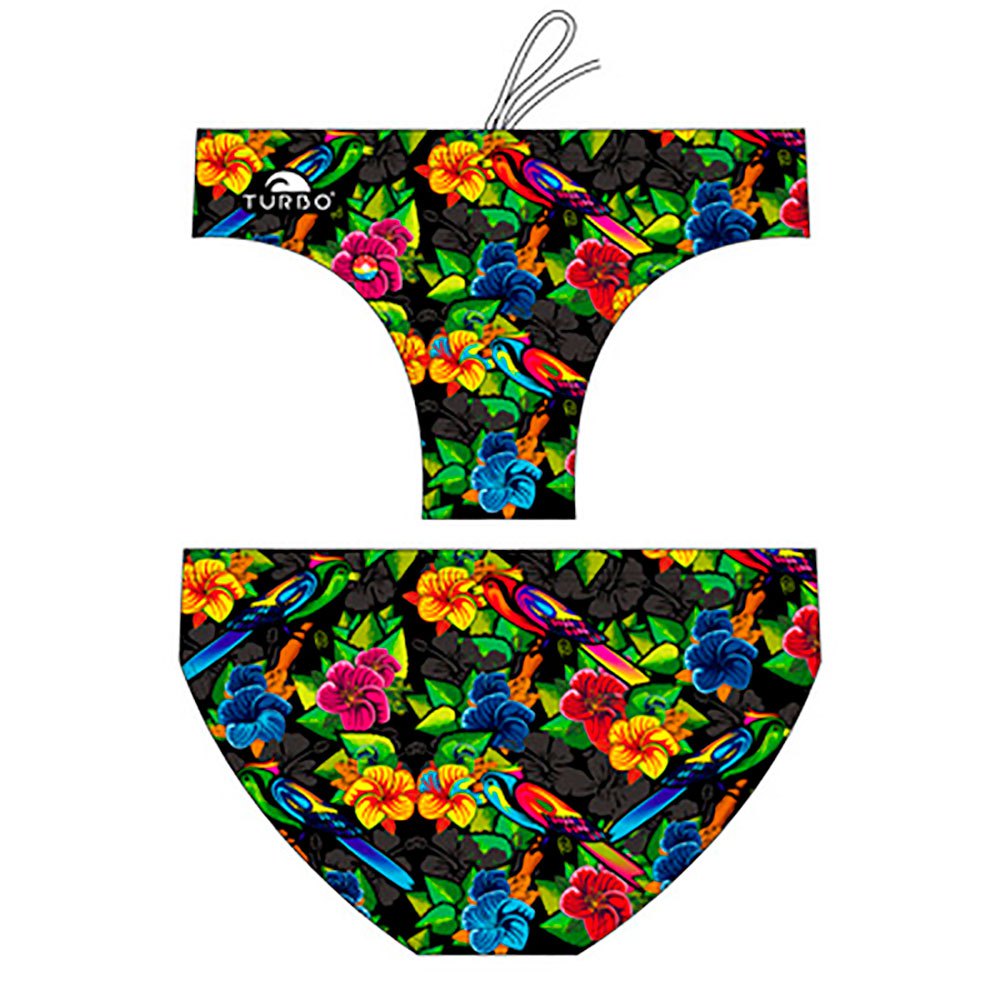 Turbo Flowers Paradise Swimming Brief Mehrfarbig 5XL Mann von Turbo