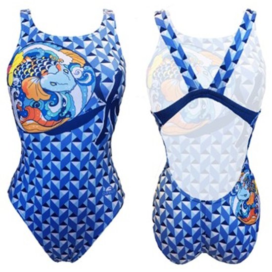 Turbo Geo Carpa Swimsuit Blau L Frau Turbo Geo Carpa Swimsuit Blau L Frau von Turbo