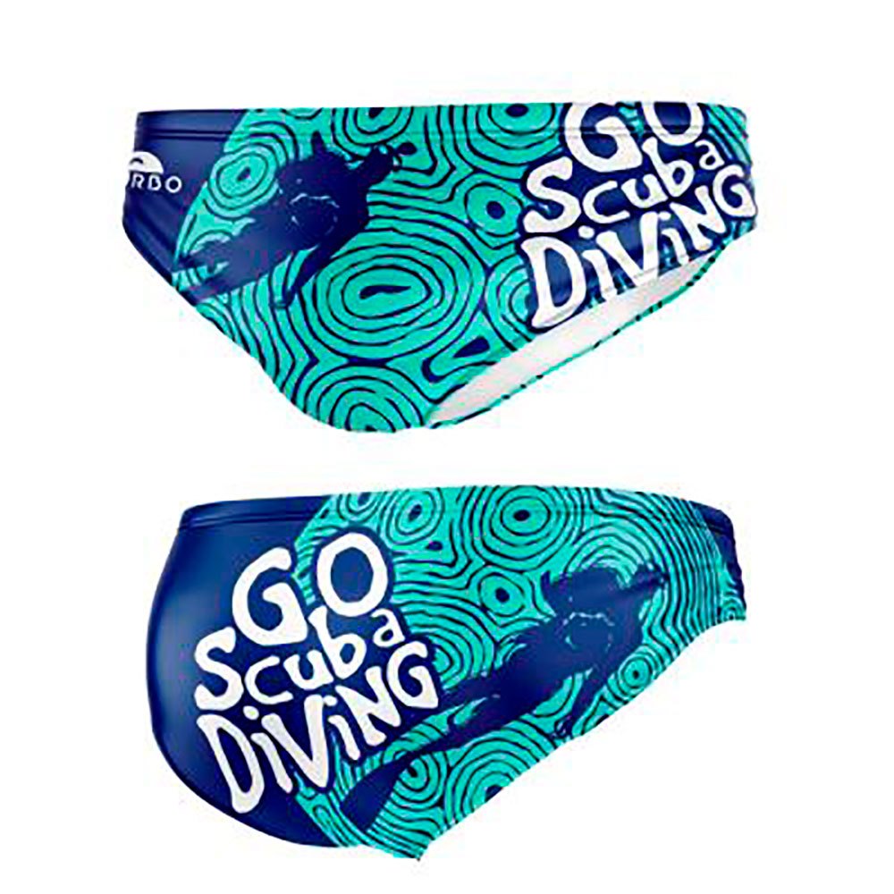 Turbo Go Scuba Swimming Brief Blau 12-24 Months Junge von Turbo