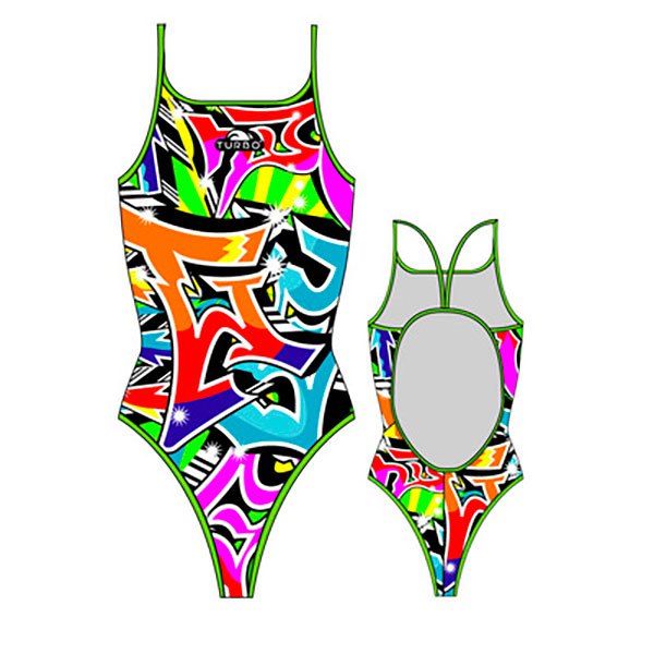 Turbo Graffiti Swimsuit Mehrfarbig 5XL Frau Turbo Graffiti Swimsuit Mehrfarbig 5XL Frau von Turbo