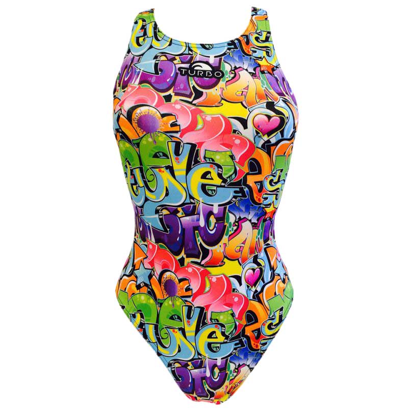 Turbo Graffitti 2016 Swimsuit Mehrfarbig L Frau von Turbo