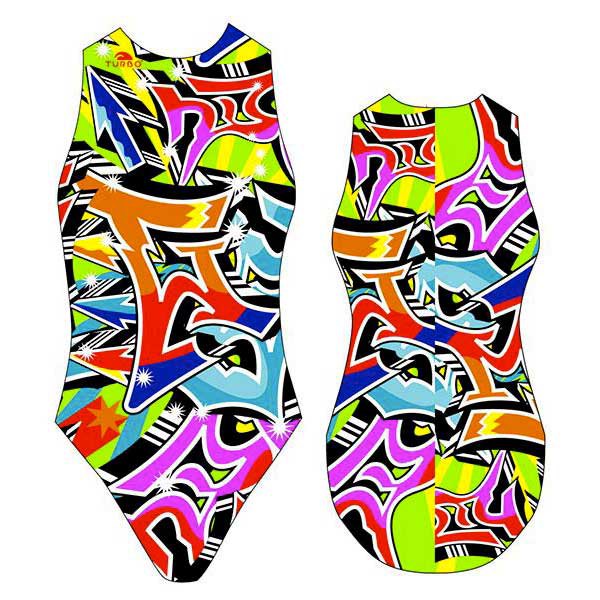 Turbo Grafitti Swimsuit Mehrfarbig S Frau Turbo Grafitti Swimsuit Mehrfarbig S Frau von Turbo
