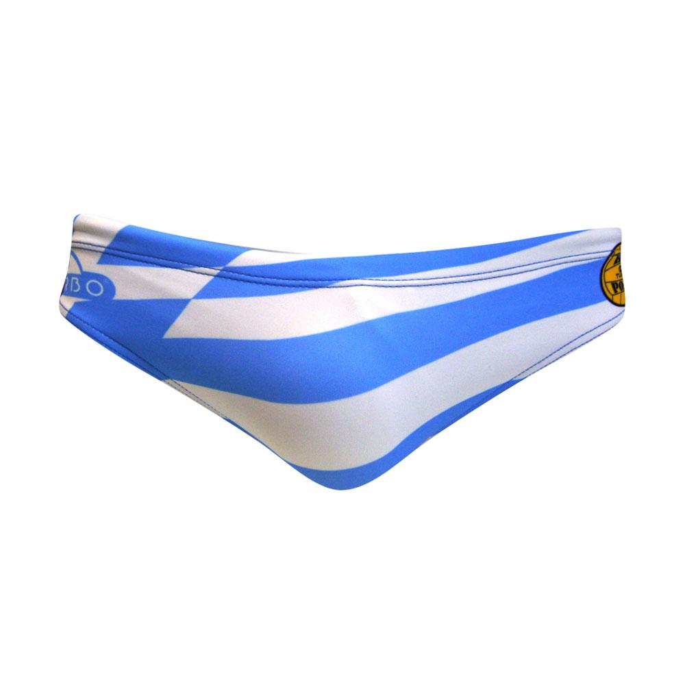 Turbo Greece Swimming Brief Weiß,Blau L Mann Turbo Greece Swimming Brief Weiß,Blau L Mann von Turbo