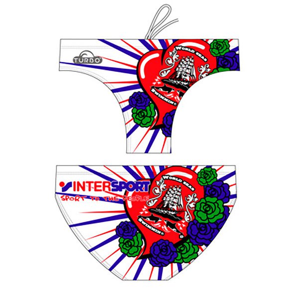 Turbo Heart Swimming Brief Weiß 5XL Mann Turbo Heart Swimming Brief Weiß 5XL Mann von Turbo