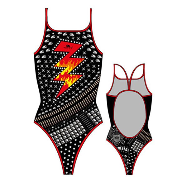 Turbo Heavy Rock Thin Strap Swimsuit Schwarz 7-8 Years Mädchen Turbo Heavy Rock Thin Strap Swimsuit Schwarz 7-8 Years Mädchen von Turbo