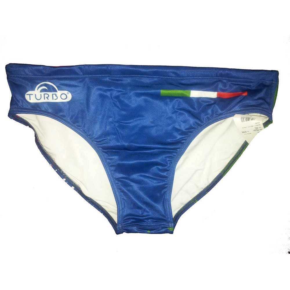 Turbo Italia Splash Swimming Brief Blau S Mann von Turbo