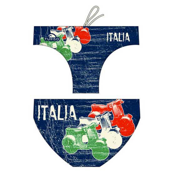 Turbo Italy Moto 2014 Swimming Brief Blau L Mann von Turbo