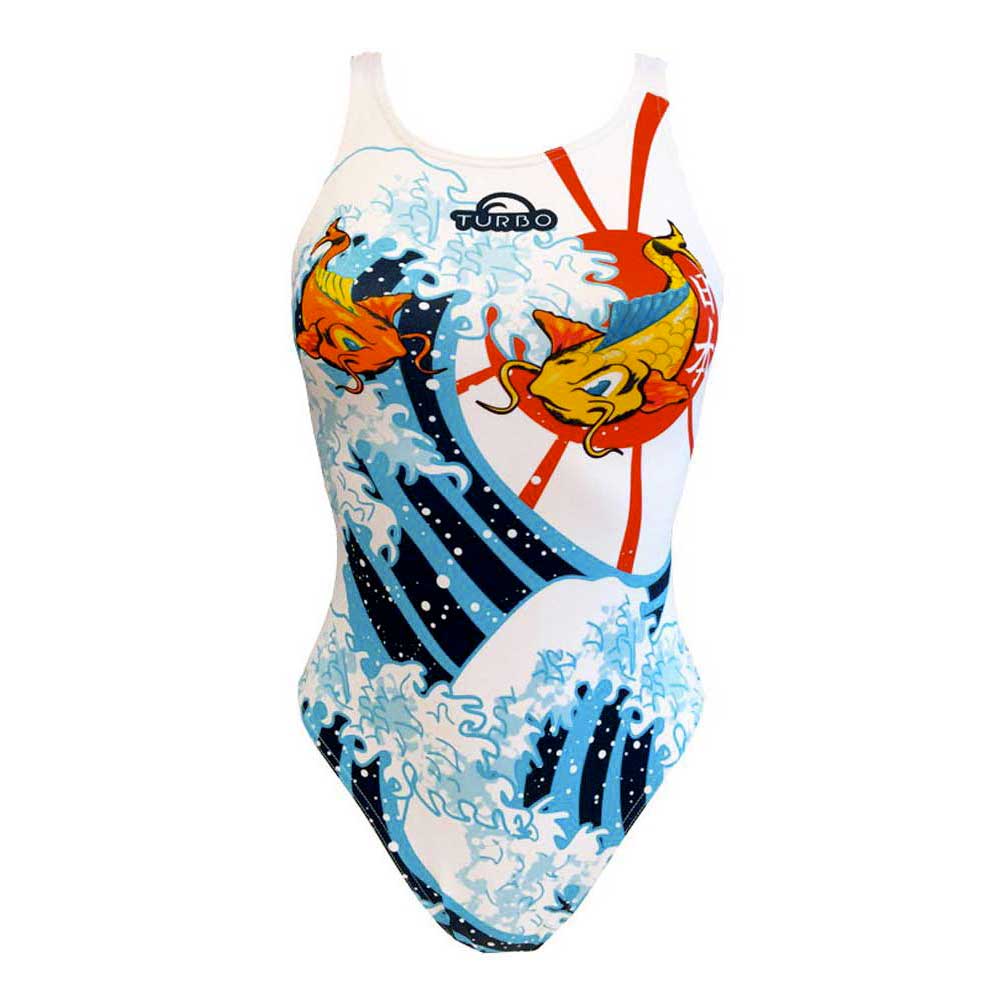 Turbo Japan Carp Swimsuit Mehrfarbig S Frau von Turbo