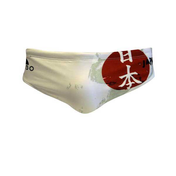 Turbo Japan Flag Swimming Brief Weiß 9-10 Years Junge von Turbo