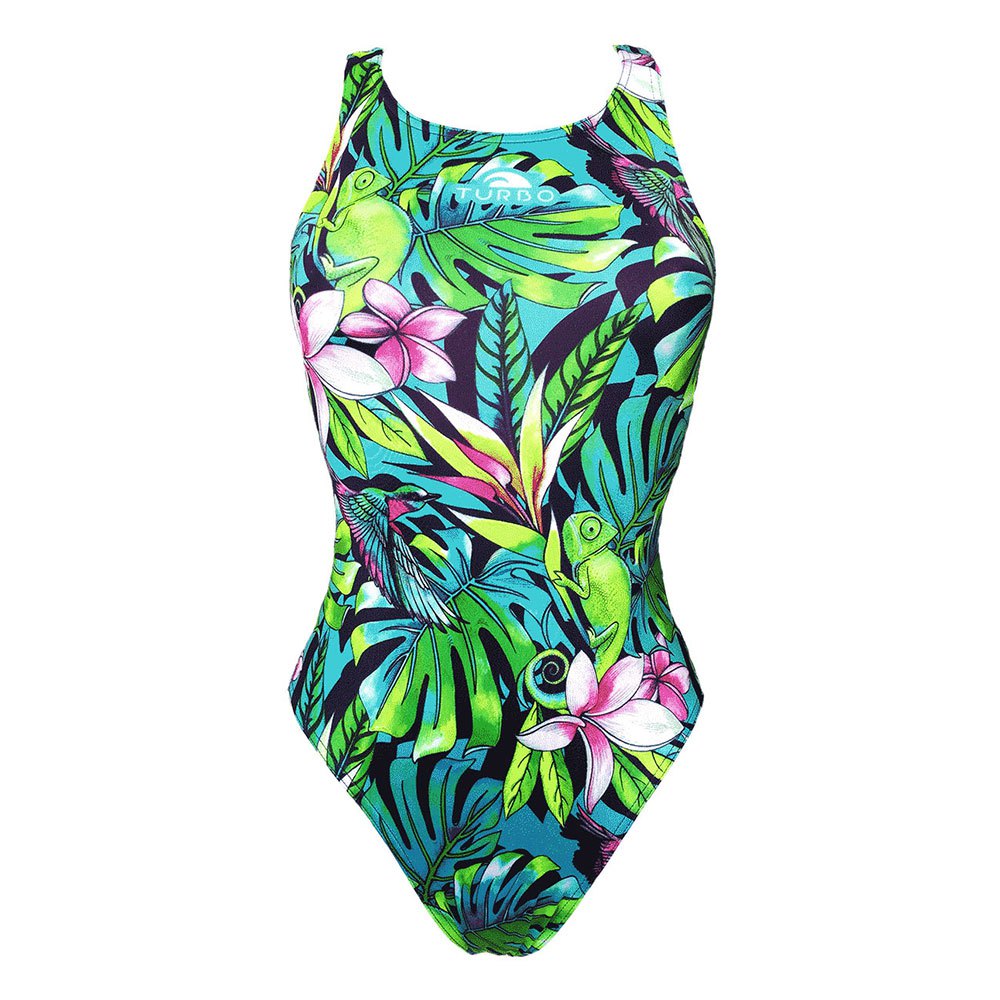 Turbo Jungle Bird Swimsuit Orange L Frau von Turbo