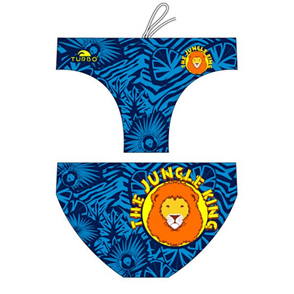 Turbo Jungle King Waterpolo Royal Swimming Brief Blau M Mann Turbo Jungle King Waterpolo Royal Swimming Brief Blau M Mann von Turbo