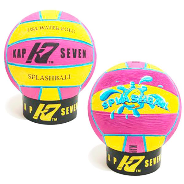 Turbo Kap-7 Splash Waterpolo Ball Gelb,Blau,Rosa 1.5 von Turbo