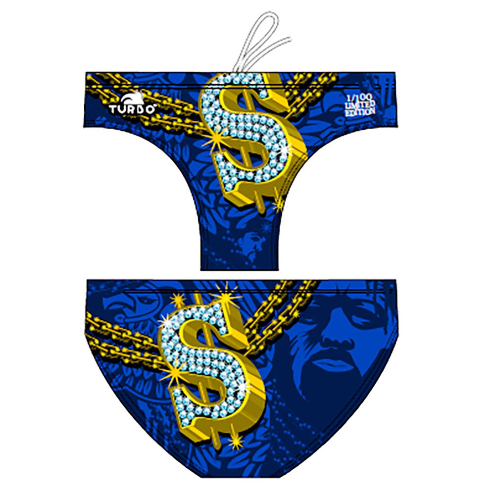 Turbo Limited Edition Swimming Brief Blau M Mann von Turbo