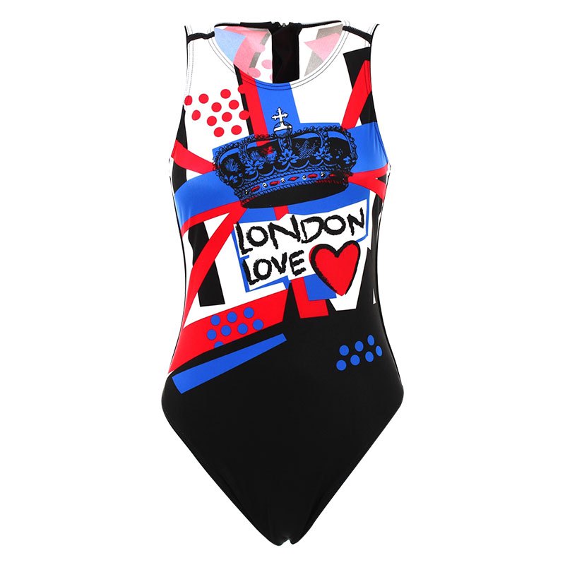 Turbo London Love 89557 Swimsuit Schwarz 3XL Frau von Turbo