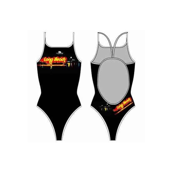 Turbo Long Beach Swimsuit Schwarz 3XL Frau Turbo Long Beach Swimsuit Schwarz 3XL Frau von Turbo
