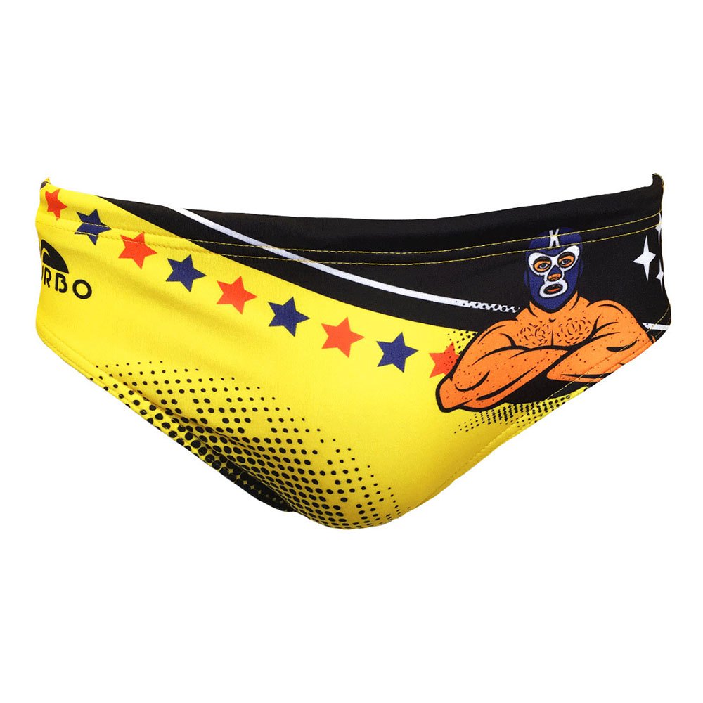 Turbo Luchadores Swimming Brief Gelb 4XL Mann von Turbo