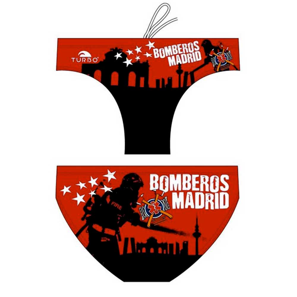 Turbo Madrid Firefighters Skyline Swimming Brief Rot 2XL Mann Turbo Madrid Firefighters Skyline Swimming Brief Rot 2XL Mann von Turbo