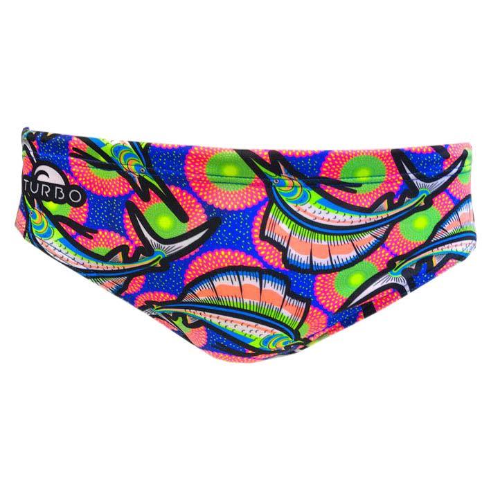 Turbo Marlin Swimming Brief Mehrfarbig 2XL Mann von Turbo