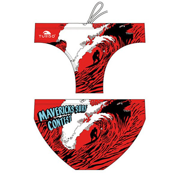 Turbo Mavericks Wave Swimming Brief Rot,Weiß 3-4 Years Junge Turbo Mavericks Wave Swimming Brief Rot,Weiß 3-4 Years Junge von Turbo
