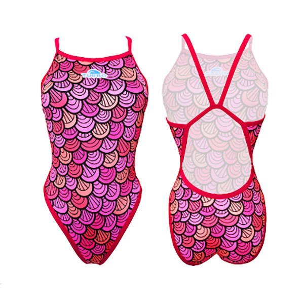 Turbo Mermaid Tail Swimsuit Rosa 5XL Frau von Turbo