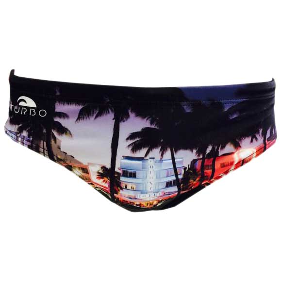 Turbo Miami Beach Swimming Brief Schwarz 4XL Mann von Turbo