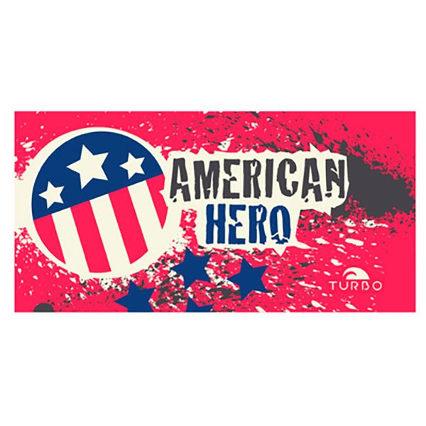 Turbo American Hero Microfiber Towel Rot Turbo American Hero Microfiber Towel Rot von Turbo