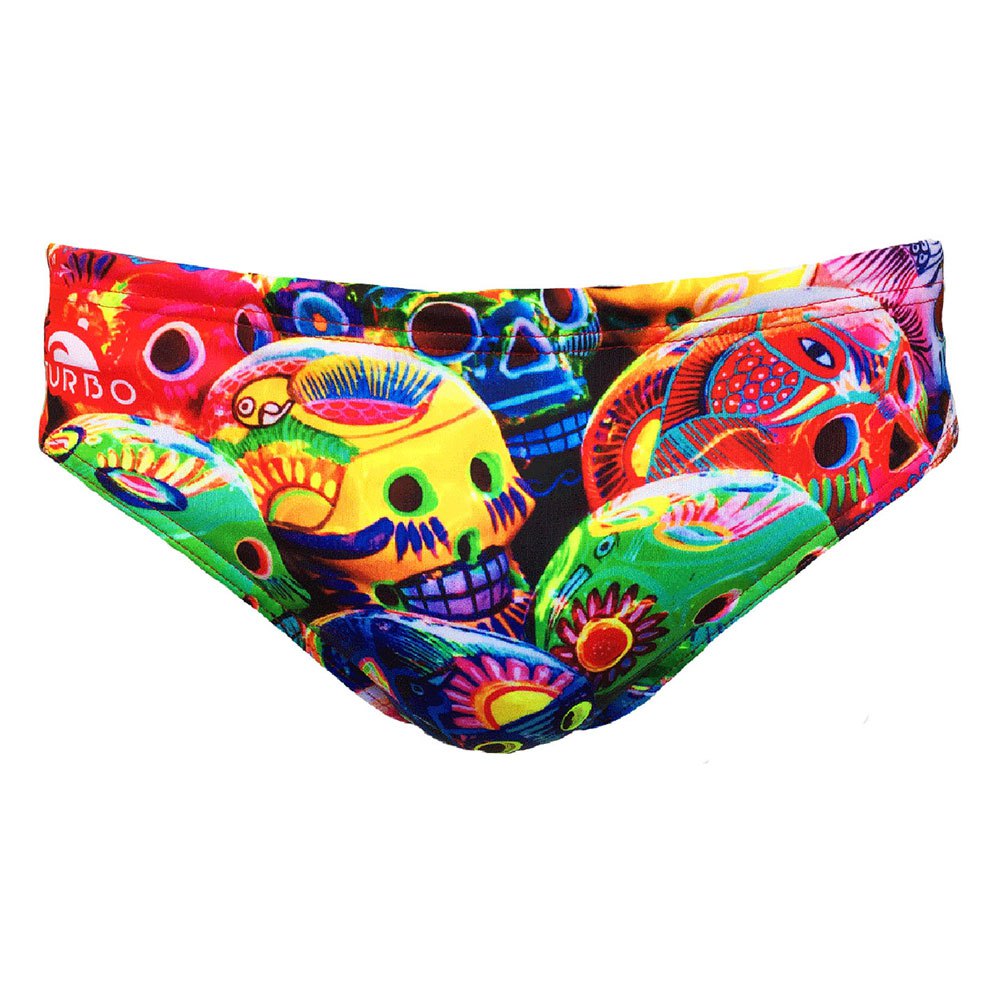 Turbo Multi Skull 2019 Swimming Brief Mehrfarbig L Mann von Turbo