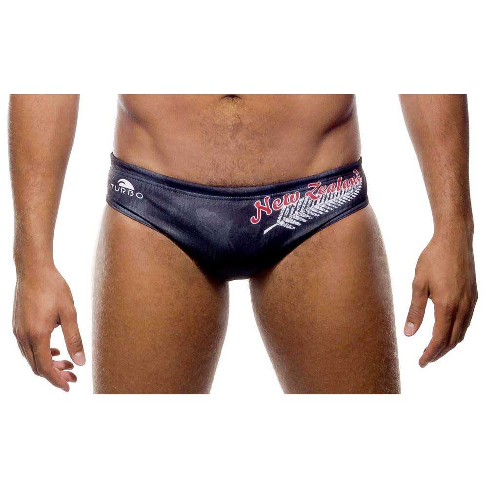 Turbo New Zealand Feather Swimming Brief Schwarz 4XL Mann Turbo New Zealand Feather Swimming Brief Schwarz 4XL Mann von Turbo
