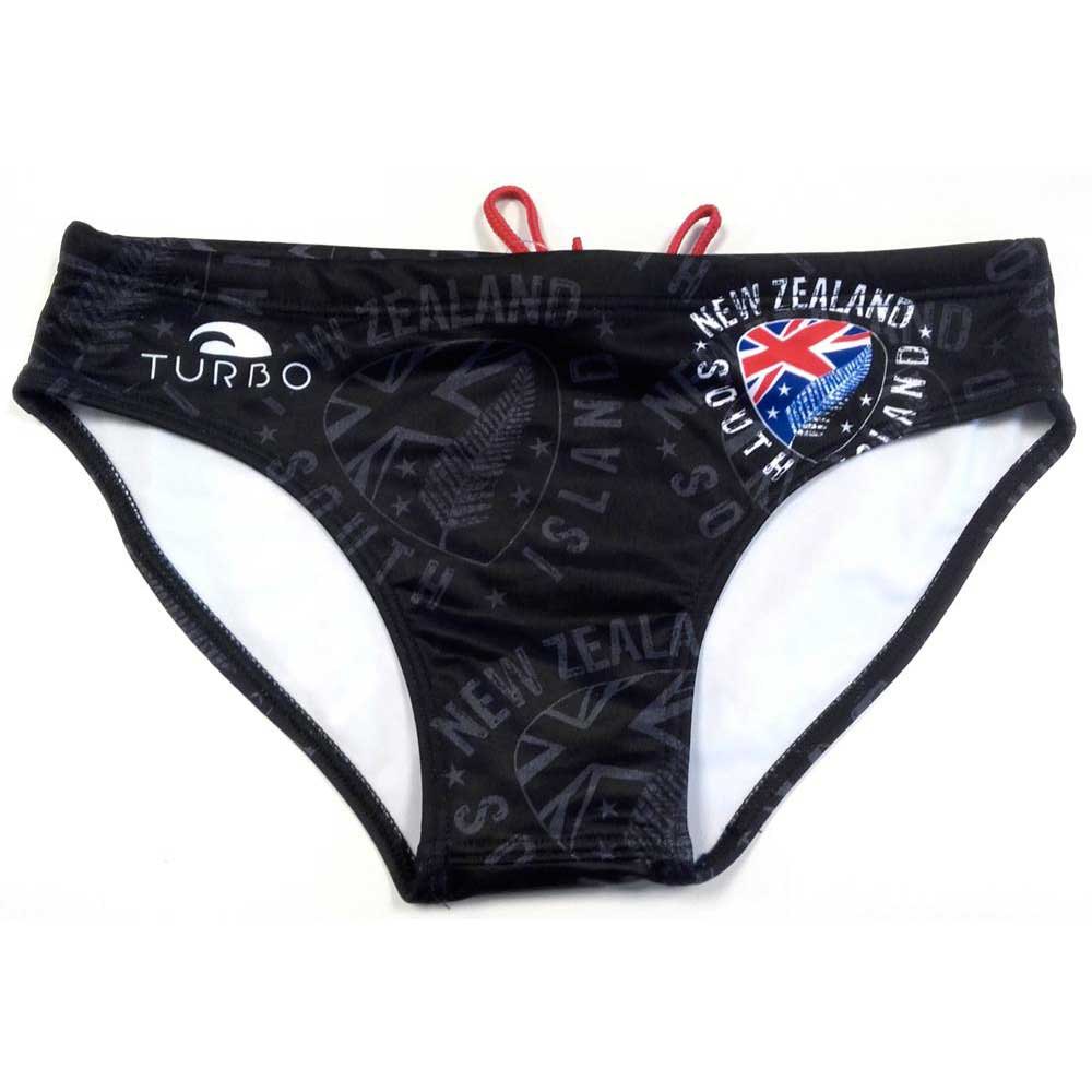 Turbo New Zealand Shield Swimming Brief Schwarz XL Mann Turbo New Zealand Shield Swimming Brief Schwarz XL Mann von Turbo