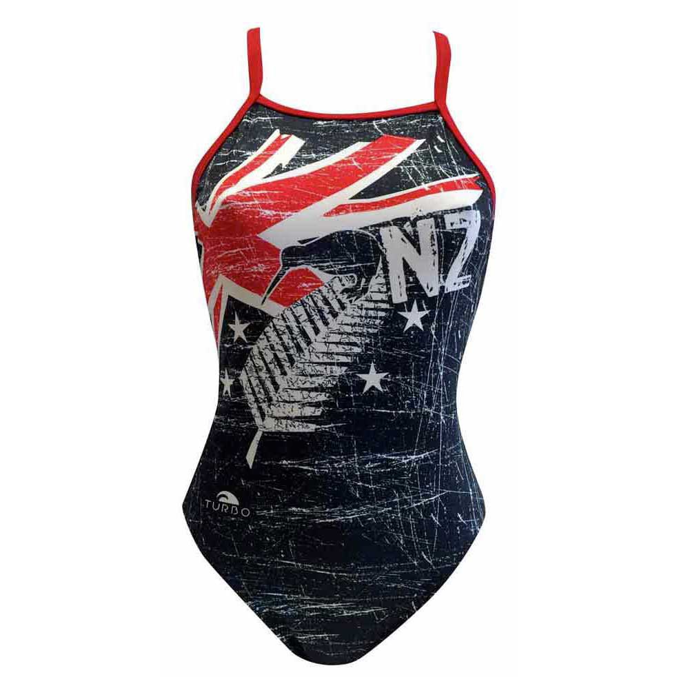 Turbo New Zealand Vintage 2013 Swimsuit Schwarz 3XL Frau Turbo New Zealand Vintage 2013 Swimsuit Schwarz 3XL Frau von Turbo