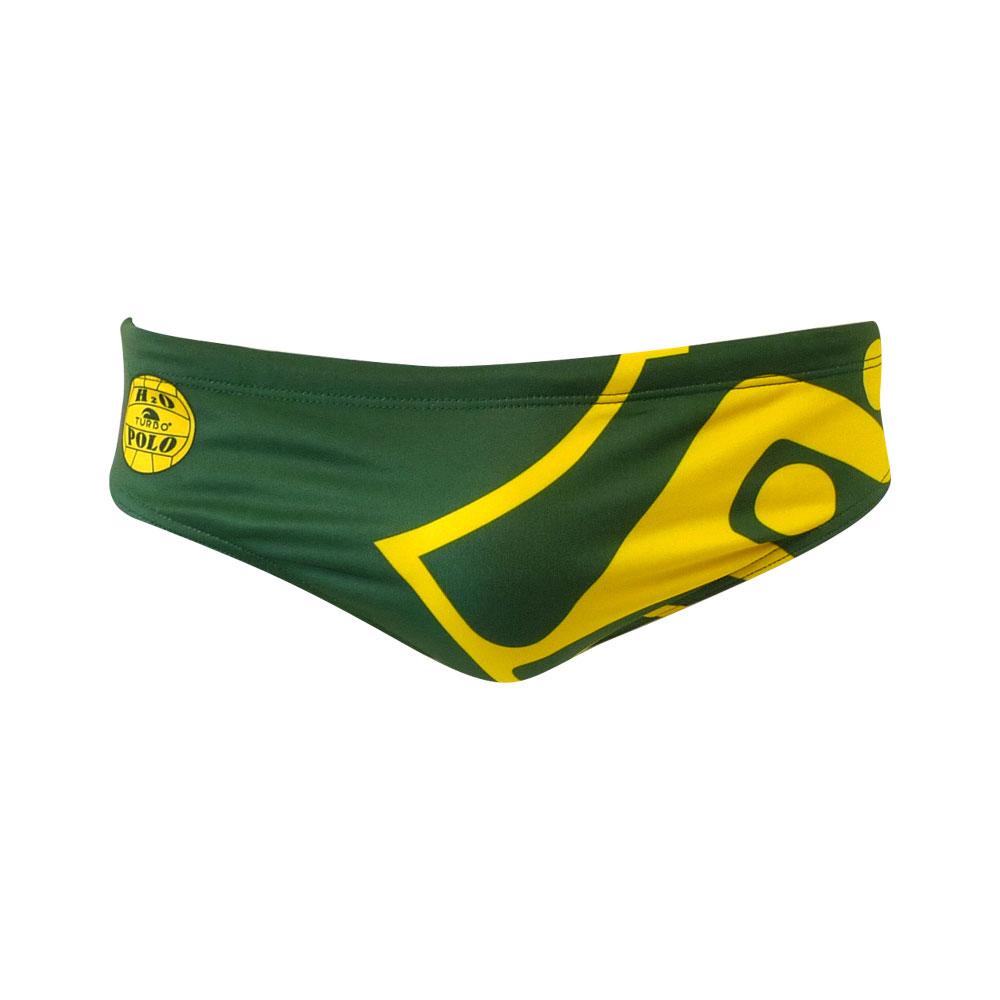 Turbo Official Australian Swimming Brief Grün L Mann von Turbo