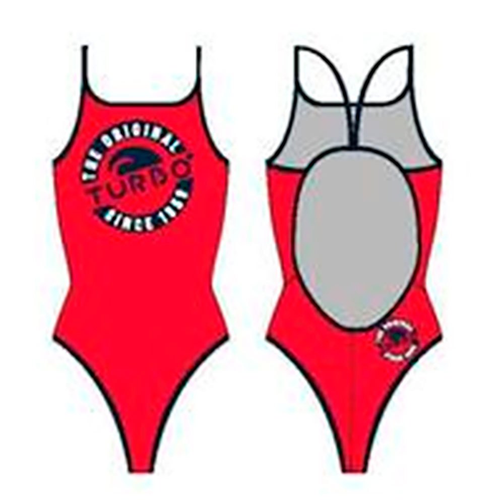 Turbo Original Swimsuit Rot S Frau von Turbo