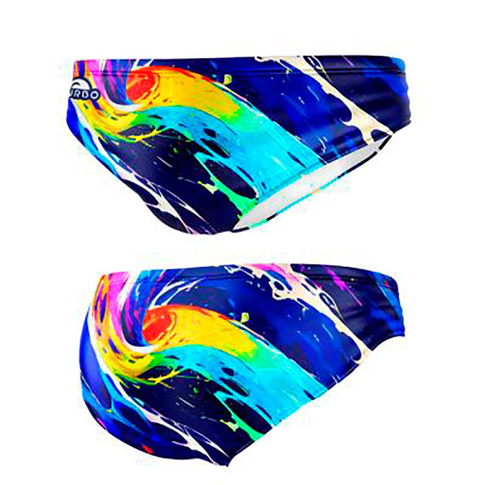 Turbo Paint Vortex Swimming Brief Mehrfarbig 3XL Mann von Turbo