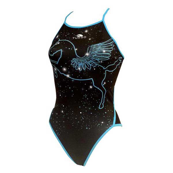 Turbo Pegaso Thin Strap Swimsuit Schwarz 9-10 Years Mädchen von Turbo