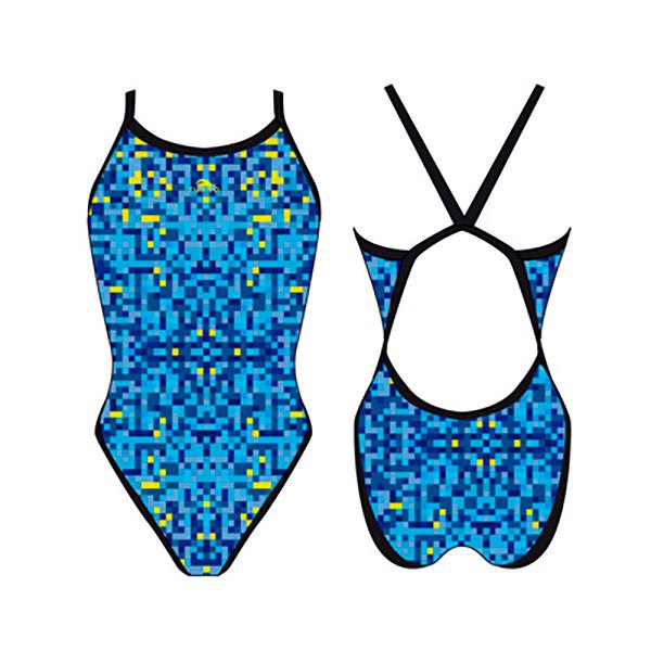 Turbo Pixels Revolution Swimsuit Blau 4XL Frau Turbo Pixels Revolution Swimsuit Blau 4XL Frau von Turbo