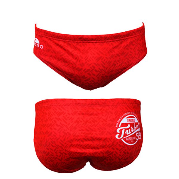 Turbo Plain Swimming Brief Rot L Mann Turbo Plain Swimming Brief Rot L Mann von Turbo