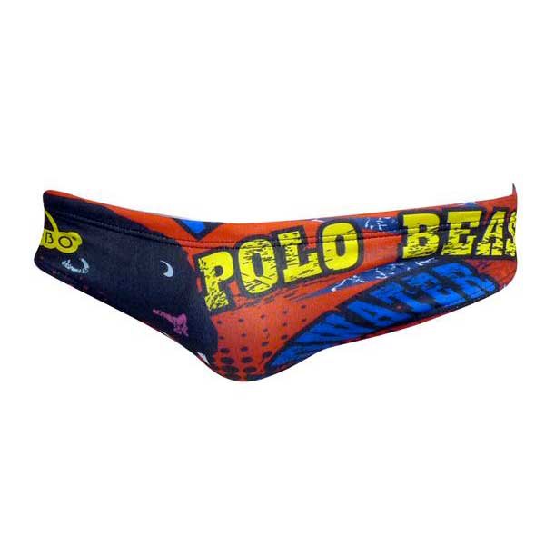 Turbo Polo Beast Swimming Brief Mehrfarbig 7-8 Years Junge von Turbo