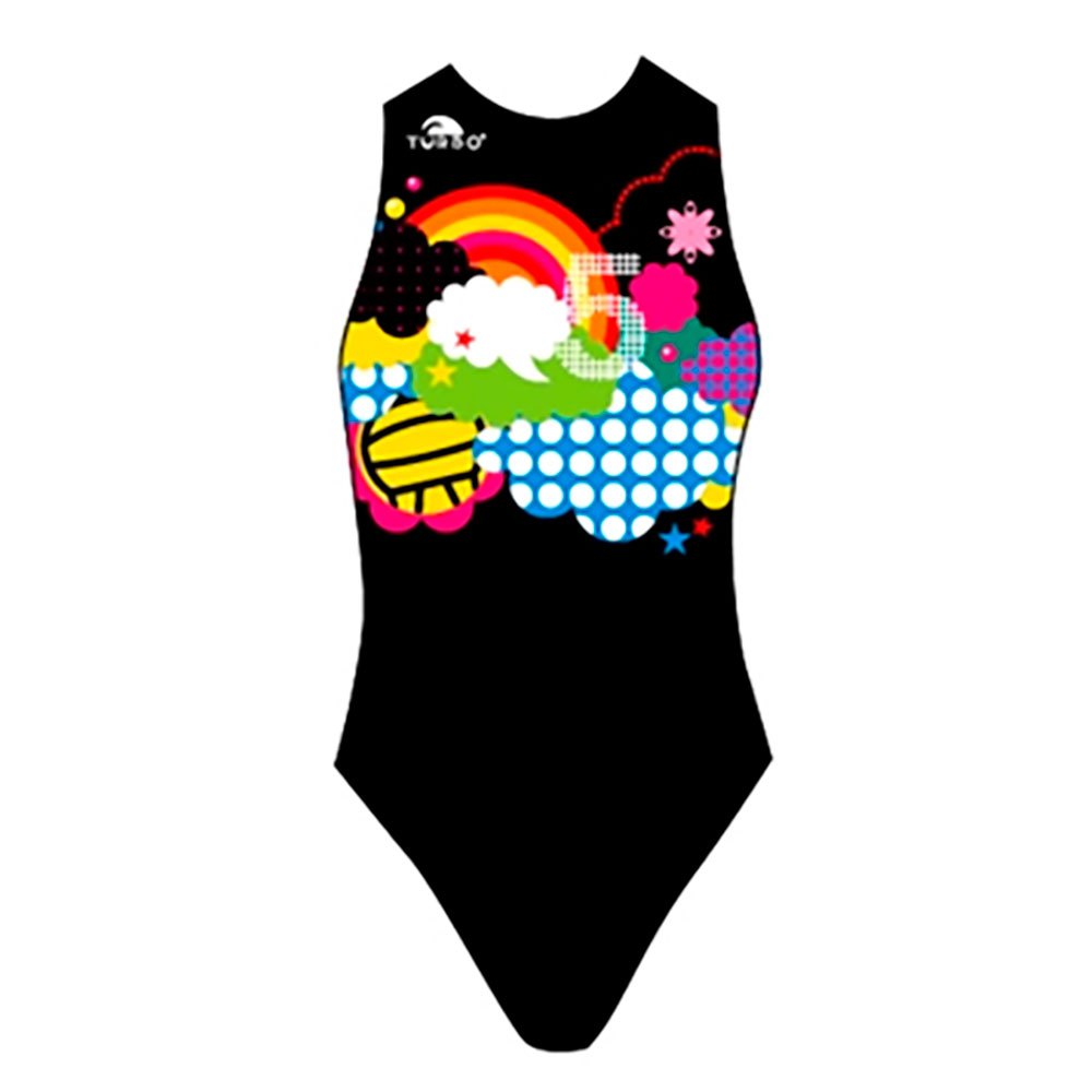 Turbo Rainbow Swimsuit Schwarz L Frau von Turbo