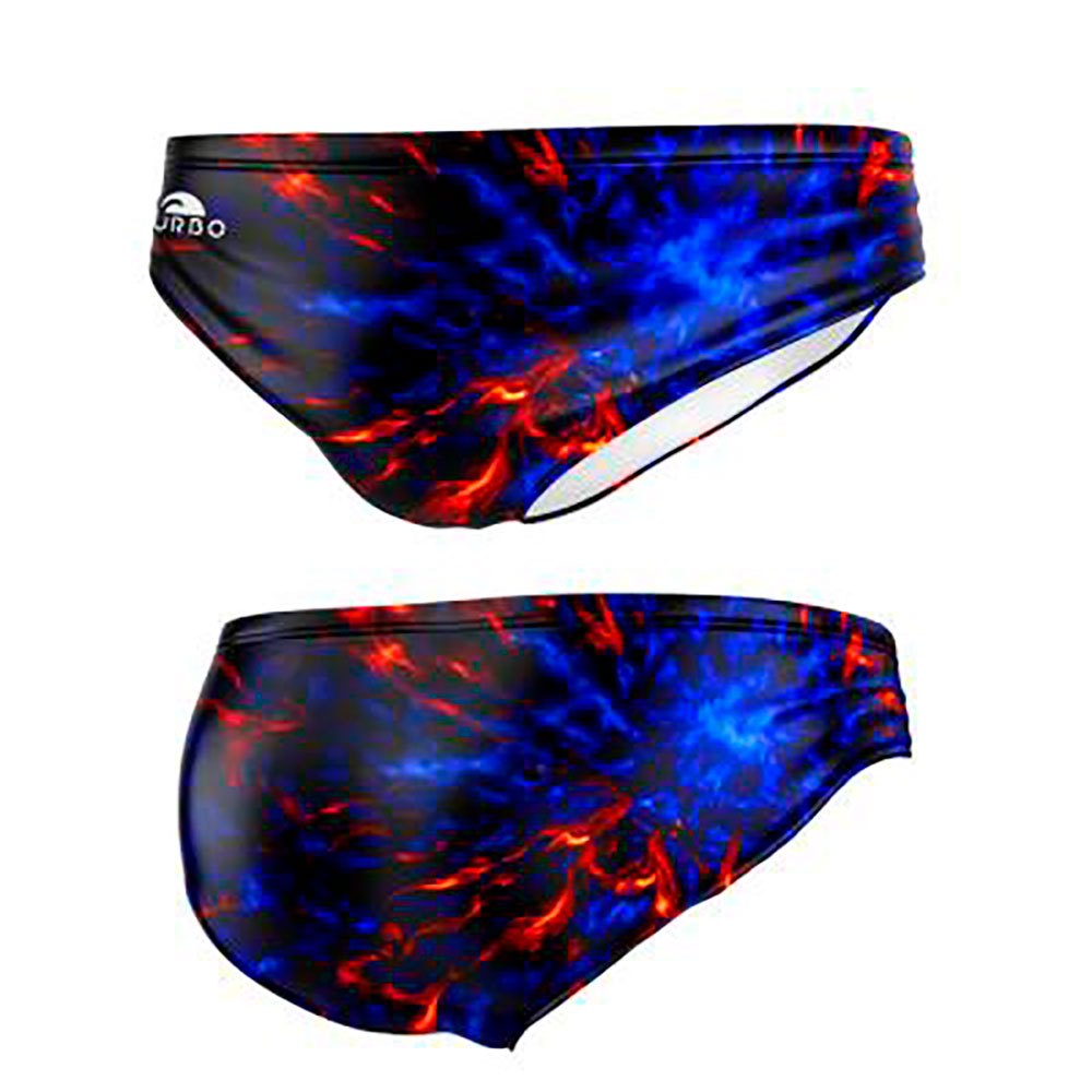 Turbo Red Blue Fire Swimming Brief Mehrfarbig S Mann von Turbo