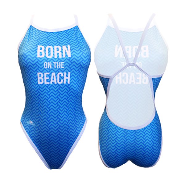 Turbo Revolution Born On The Beach Swimsuit Blau L Frau Turbo Revolution Born On The Beach Swimsuit Blau L Frau von Turbo