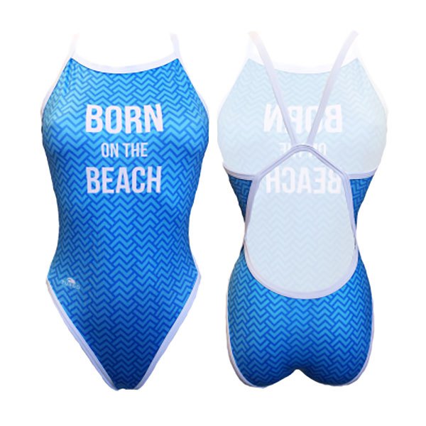 Turbo Revolution Born On The Beach Swimsuit Blau M Frau von Turbo