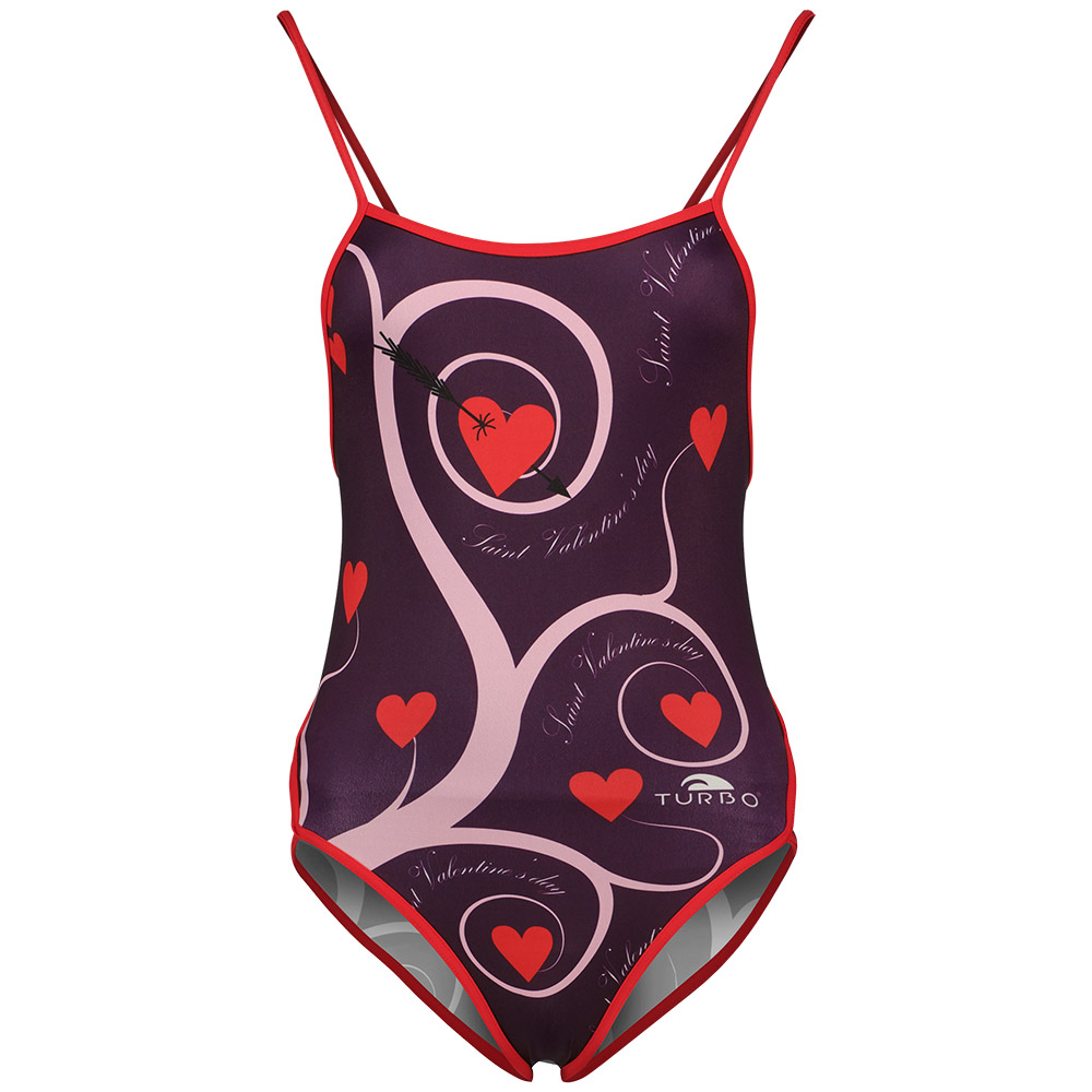 Turbo Saint Valentine 09 Swimsuit Rosa 2XL Frau von Turbo