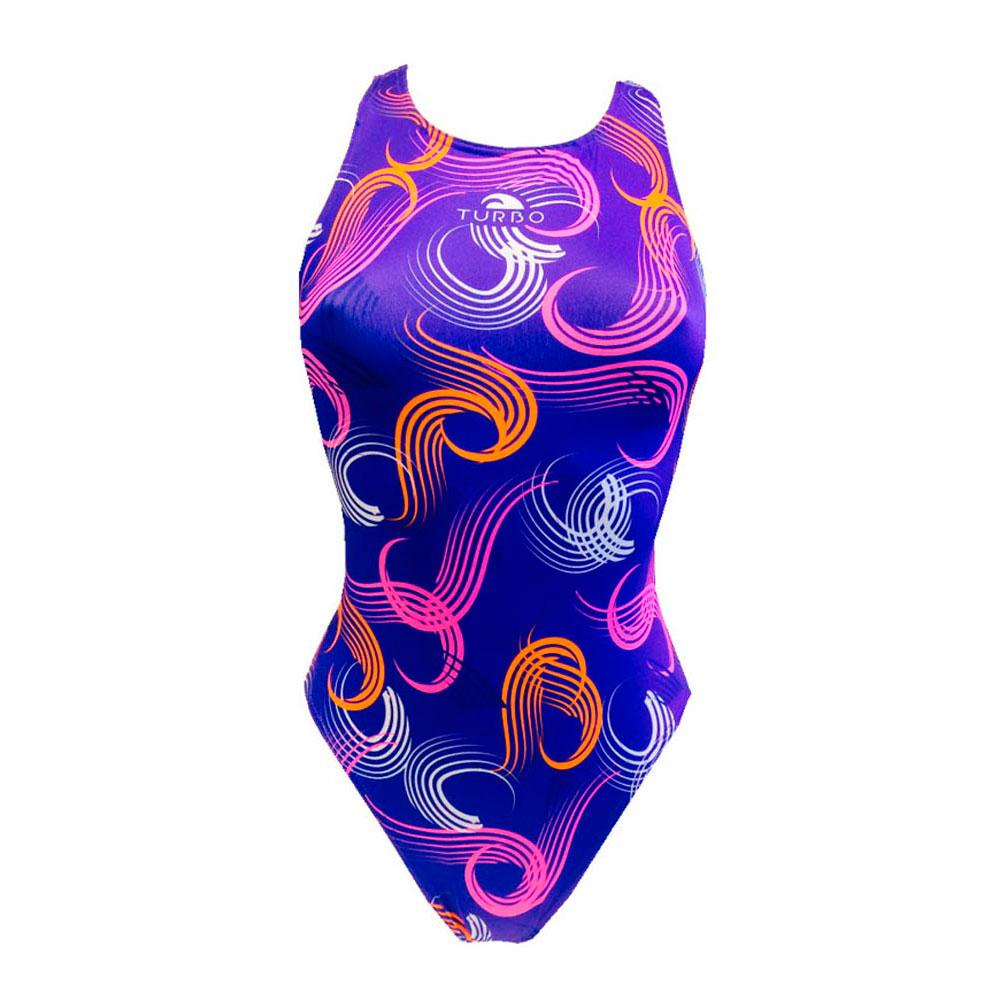 Turbo Scratch Swimsuit Blau 4XL Frau von Turbo