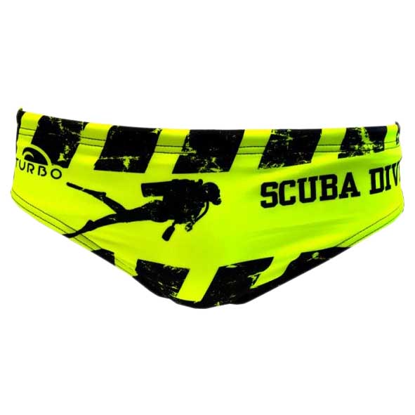 Turbo Scuba Diver Swimming Brief Gelb 2XL Mann von Turbo