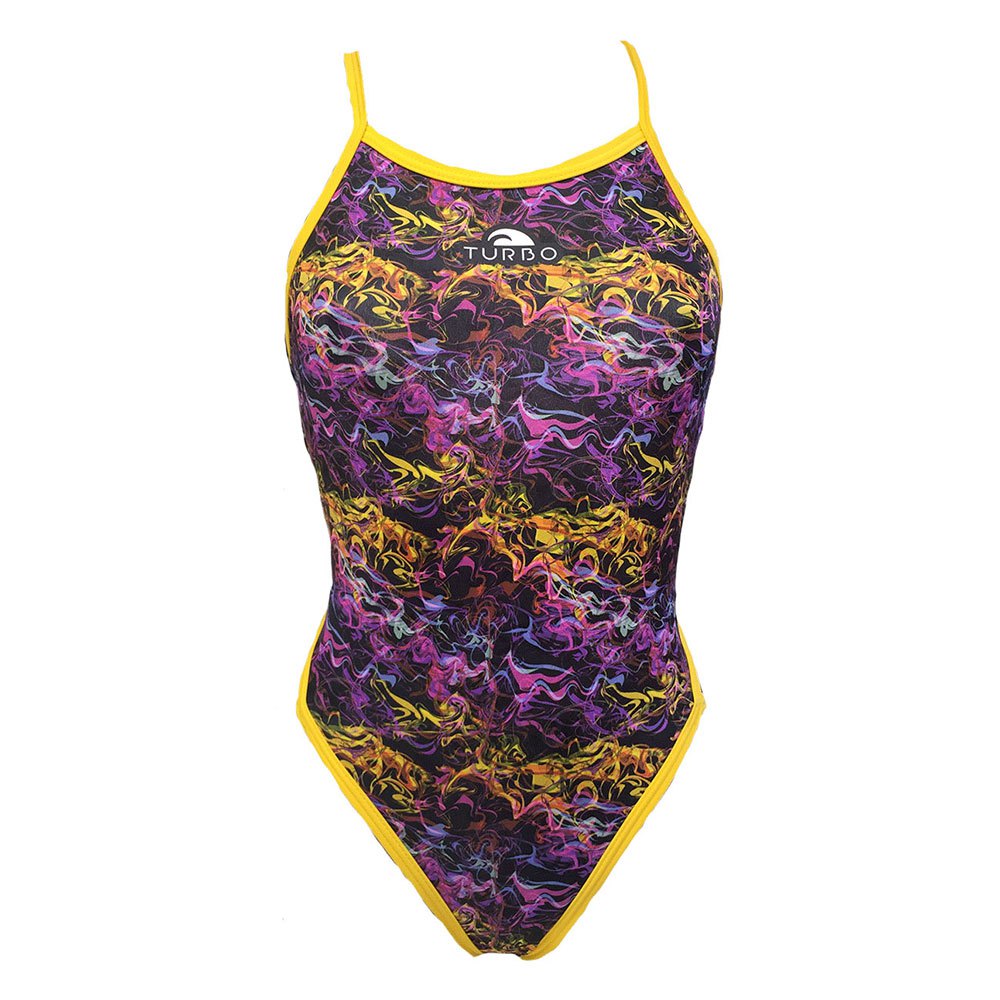 Turbo Smoke Swimsuit Gelb 3XL Frau von Turbo