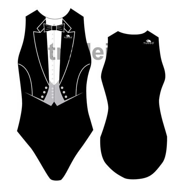 Turbo Smoking Swimsuit Schwarz 4XL Frau von Turbo