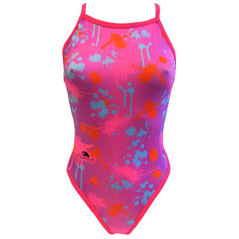 Turbo Splash Swimsuit Rosa 5XL Frau von Turbo