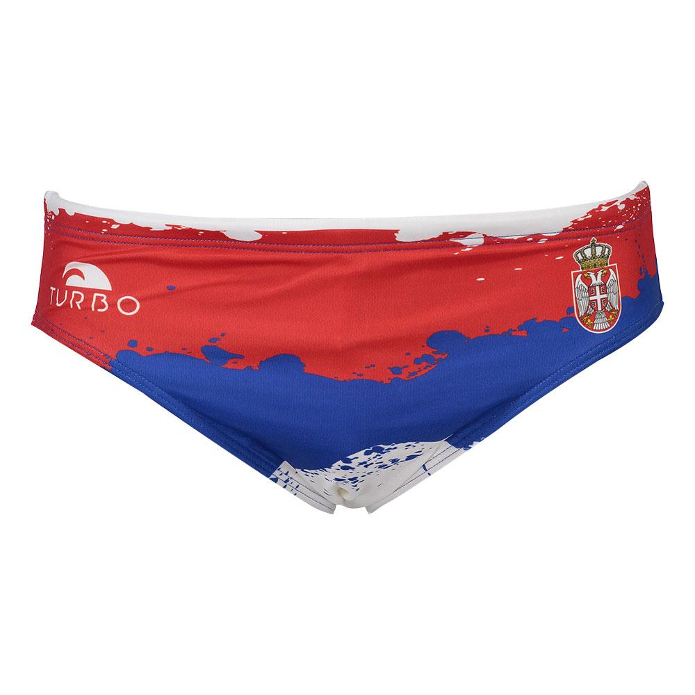 Turbo Srbja Swimming Brief Rot,Blau 3XL Mann Turbo Srbja Swimming Brief Rot,Blau 3XL Mann von Turbo