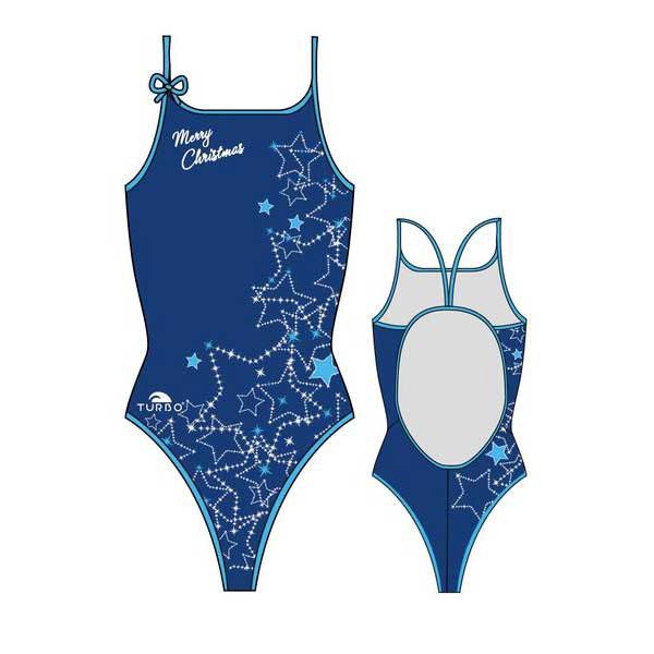 Turbo Stars Christmas Swimsuit Blau 3XL Frau von Turbo